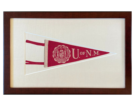Vintage University of New Mexico Pennant