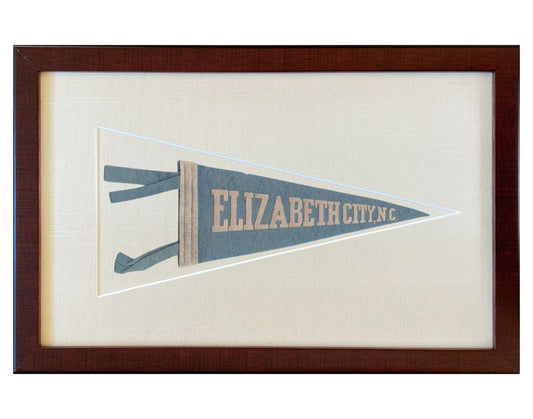 Vintage Elizabeth City State University Pennant