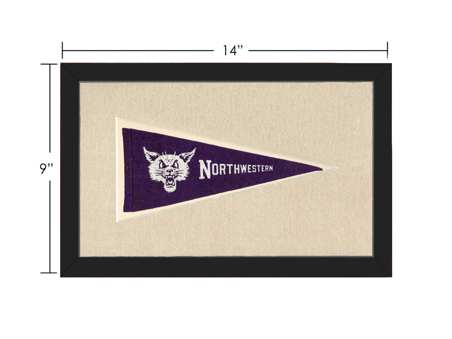 Vintage Northeastern Pennant
