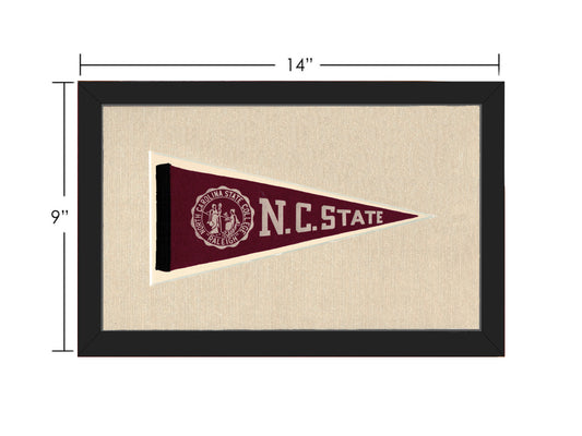Vintage NC State College Pennant