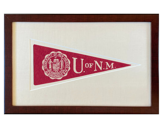 Vintage University of New Mexico Pennant