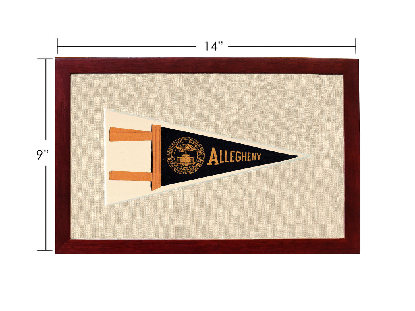 Vintage Allegheny College Pennant