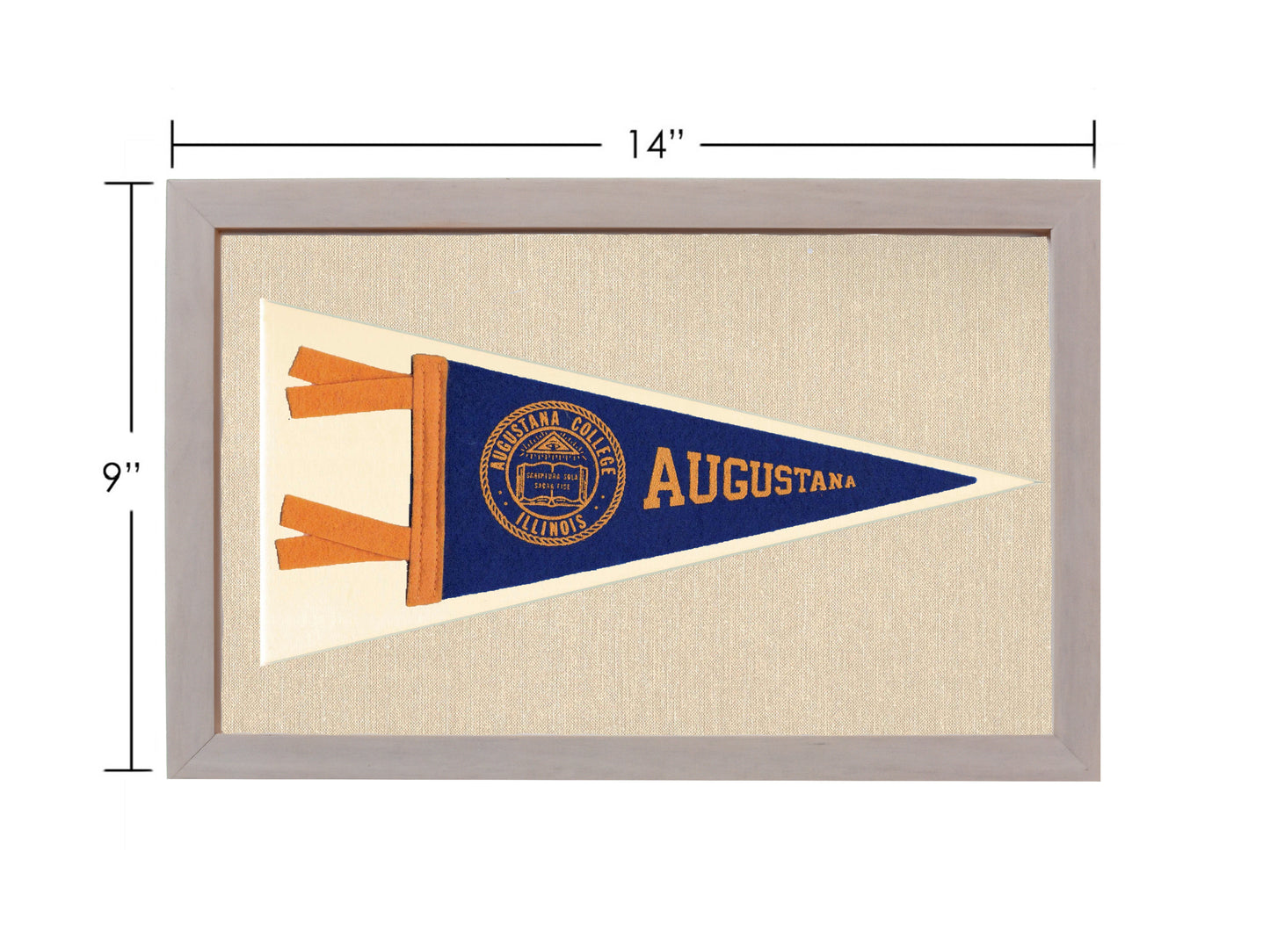 Vintage Augustana College Pennant