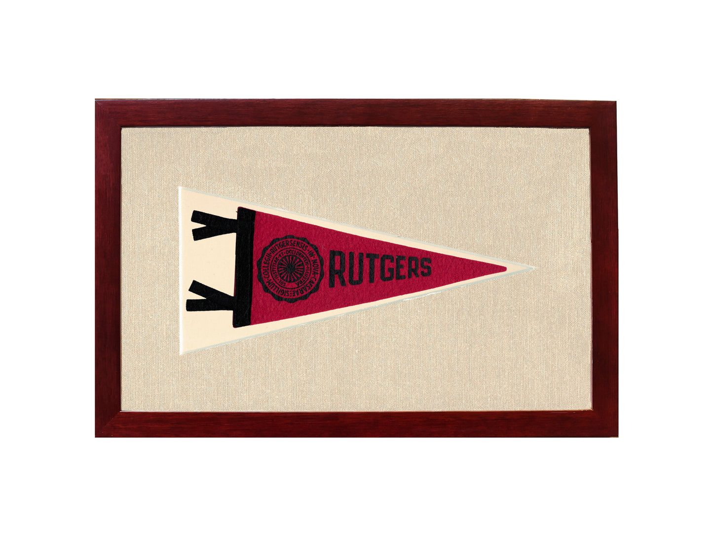 Vintage Rutgers University Pennant