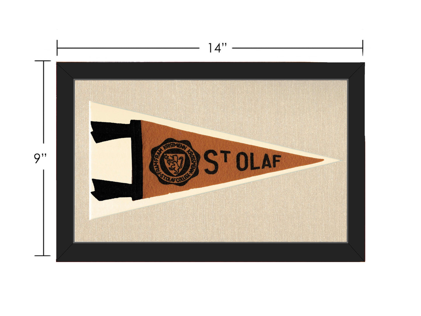Vintage St. Olaf College Pennant
