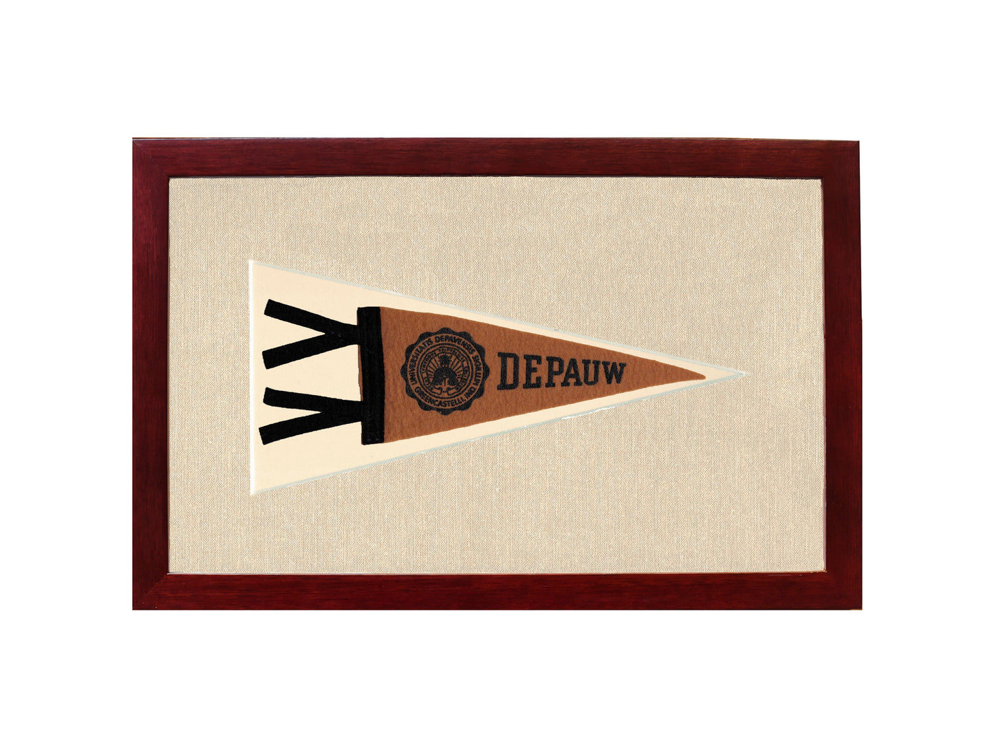 Vintage Depauw University Pennant