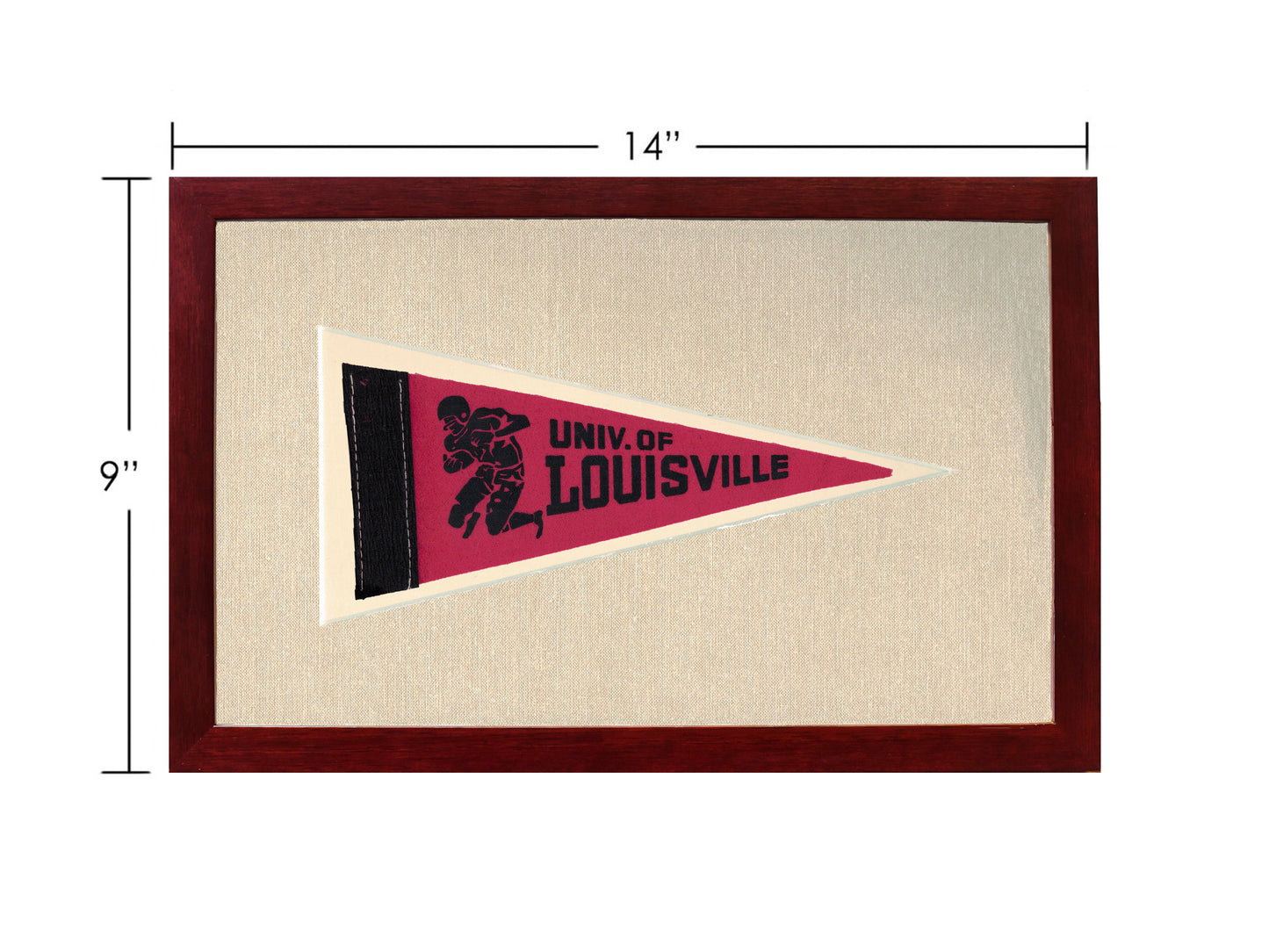 Vintage University of Louisville Pennant