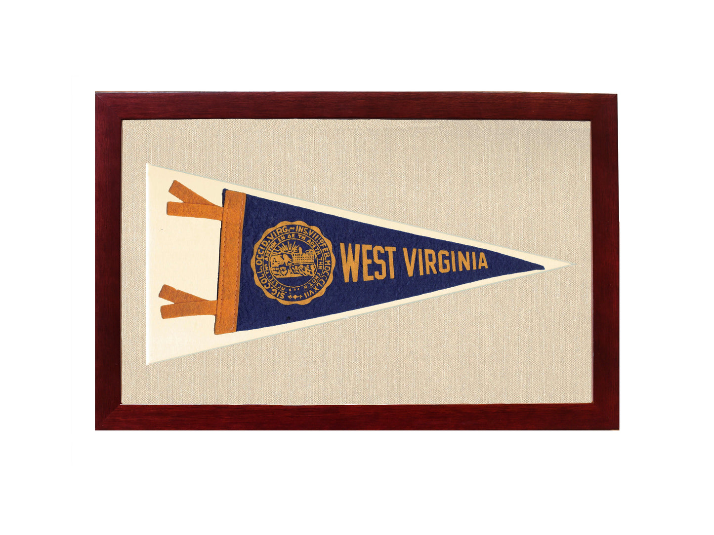 Vintage West Virginia University Pennant