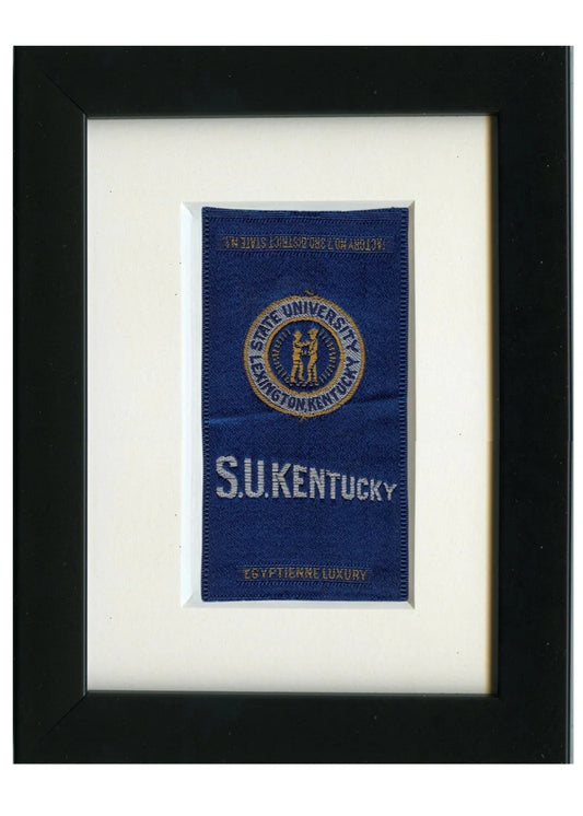 Vintage Kentucky State University Tobacco Silk circa 1910