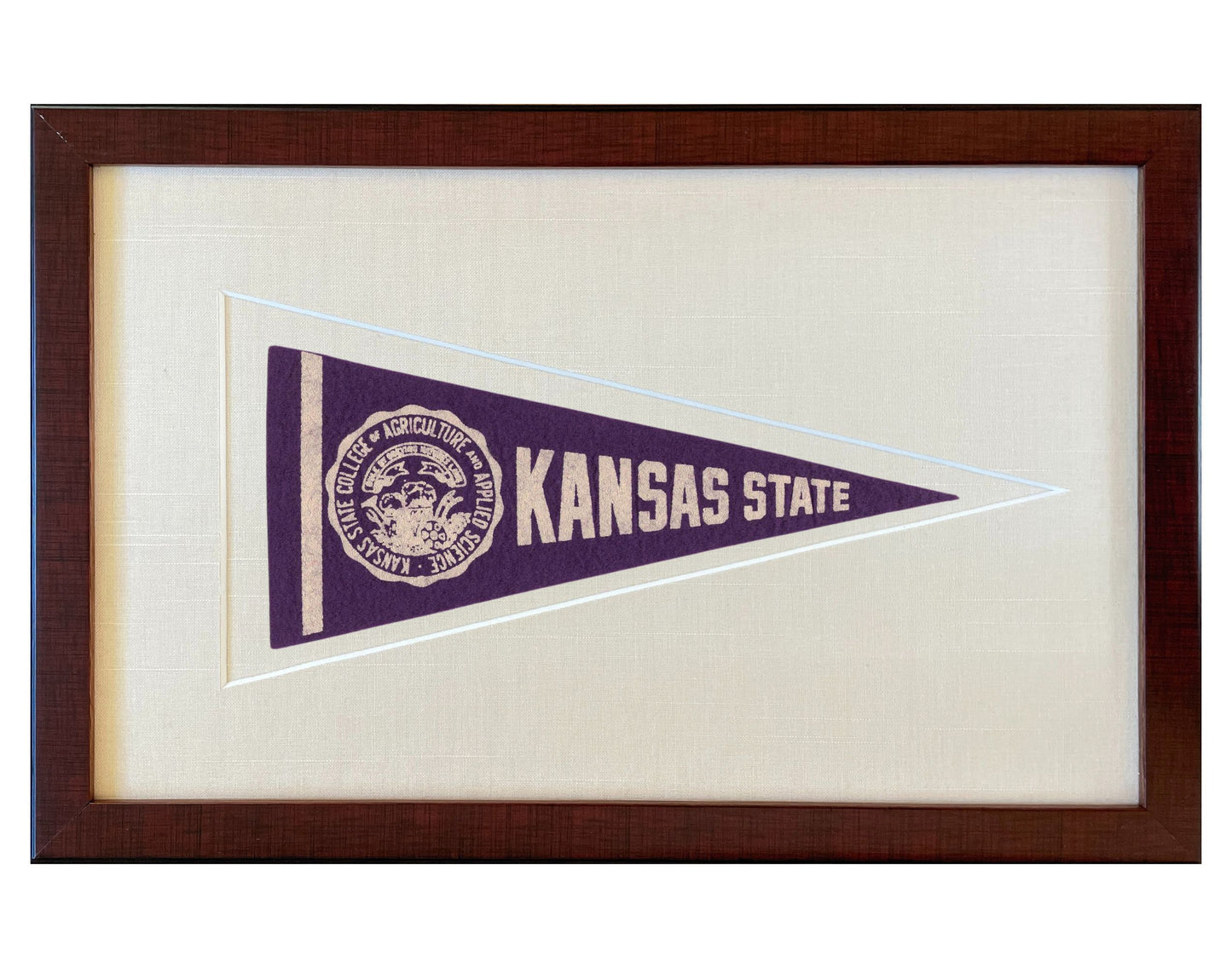 Vintage Kansas State University Pennant