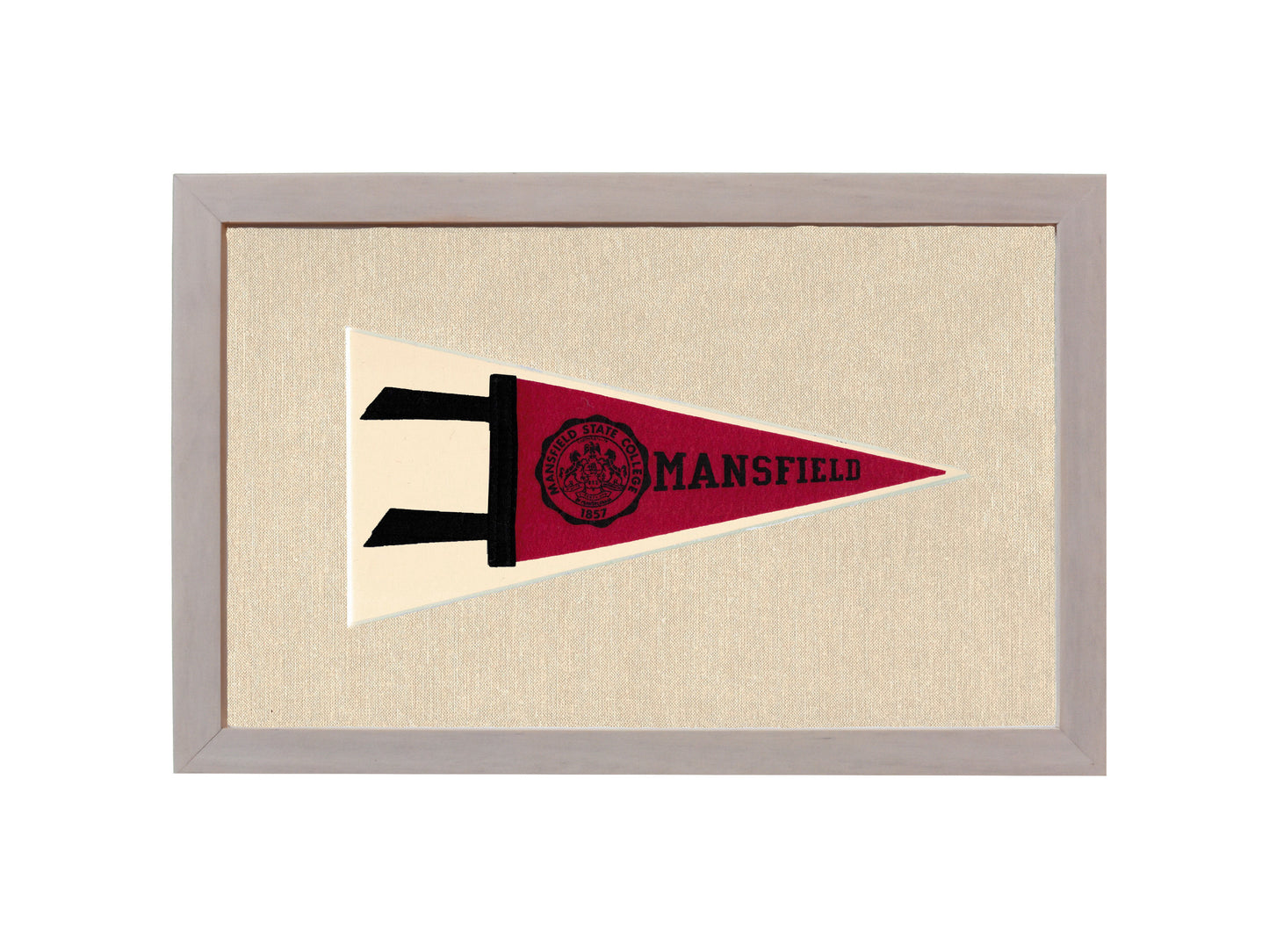 Vintage Mansfield State College Pennant