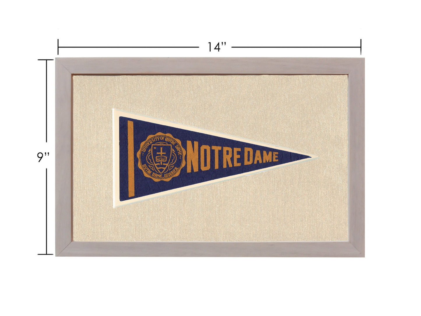 Vintage Notre Dame Pennant