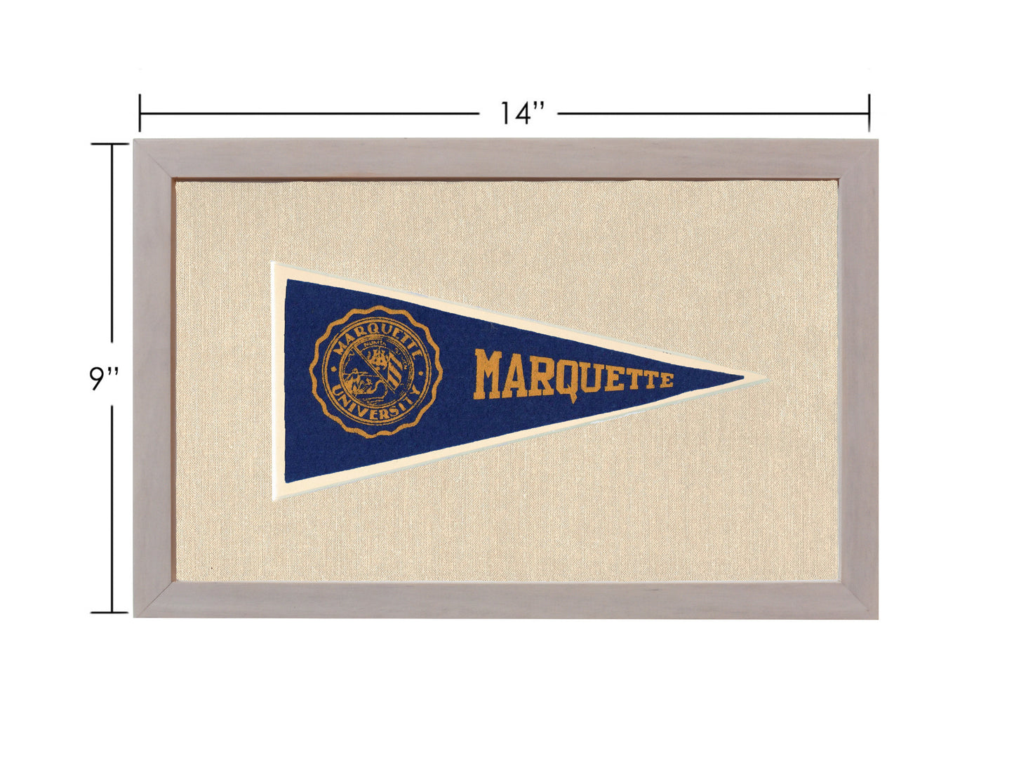 Vintage Marquette University Pennant