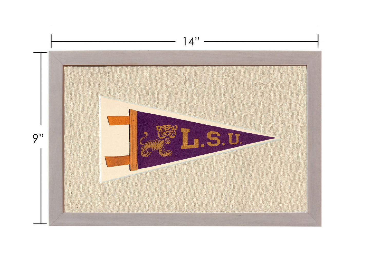 Vintage Louisiana State University Pennant