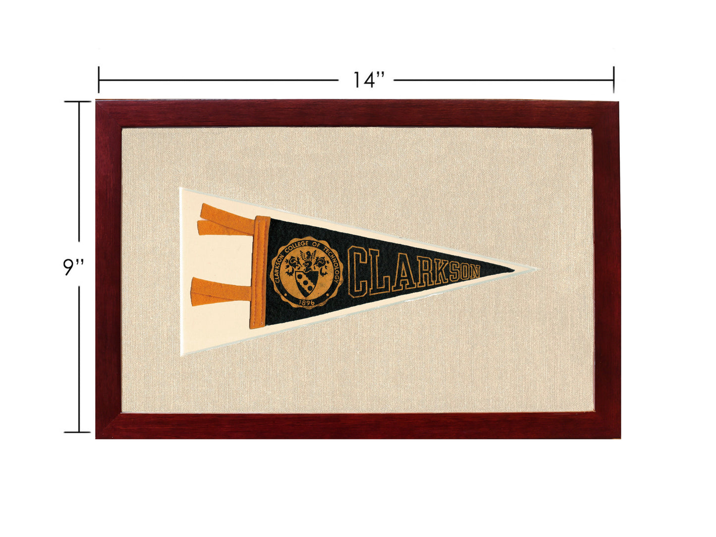 Vintage Clarkson College Pennant