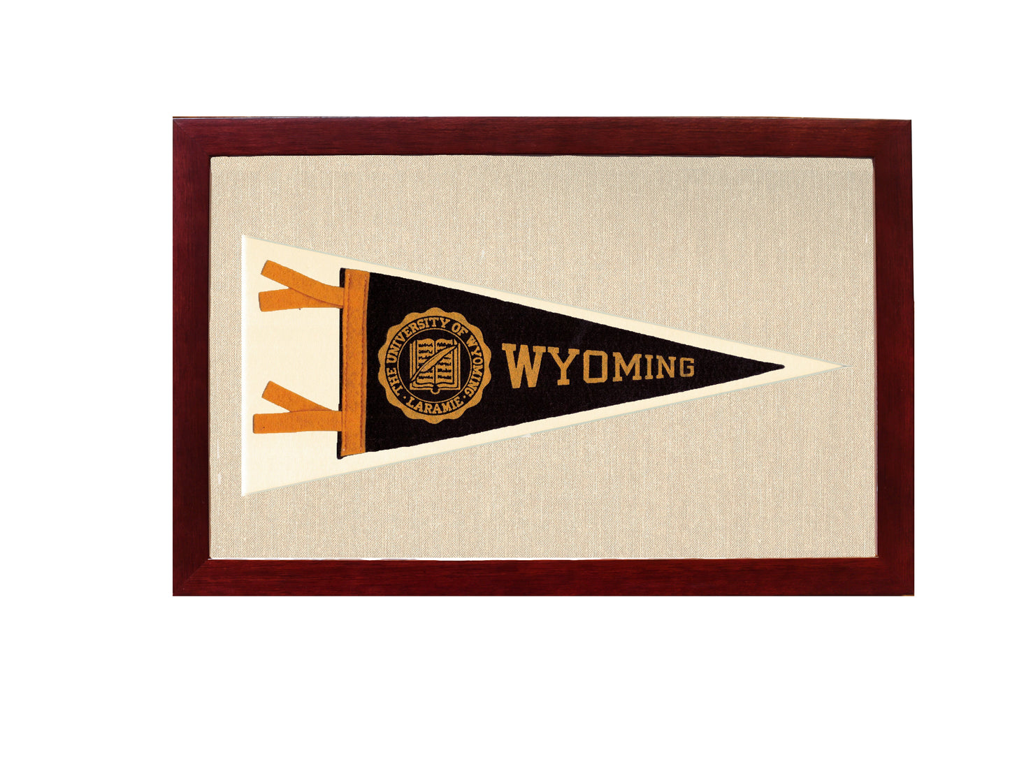Vintage University of Wyoming Pennant