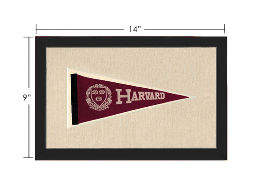 Vintage Harvard Pennant