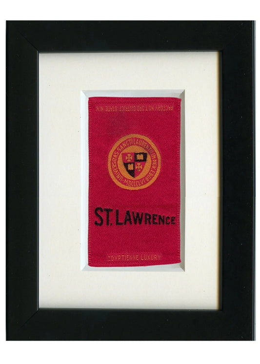 Vintage St. Lawrence University Tobacco Silk circa 1910