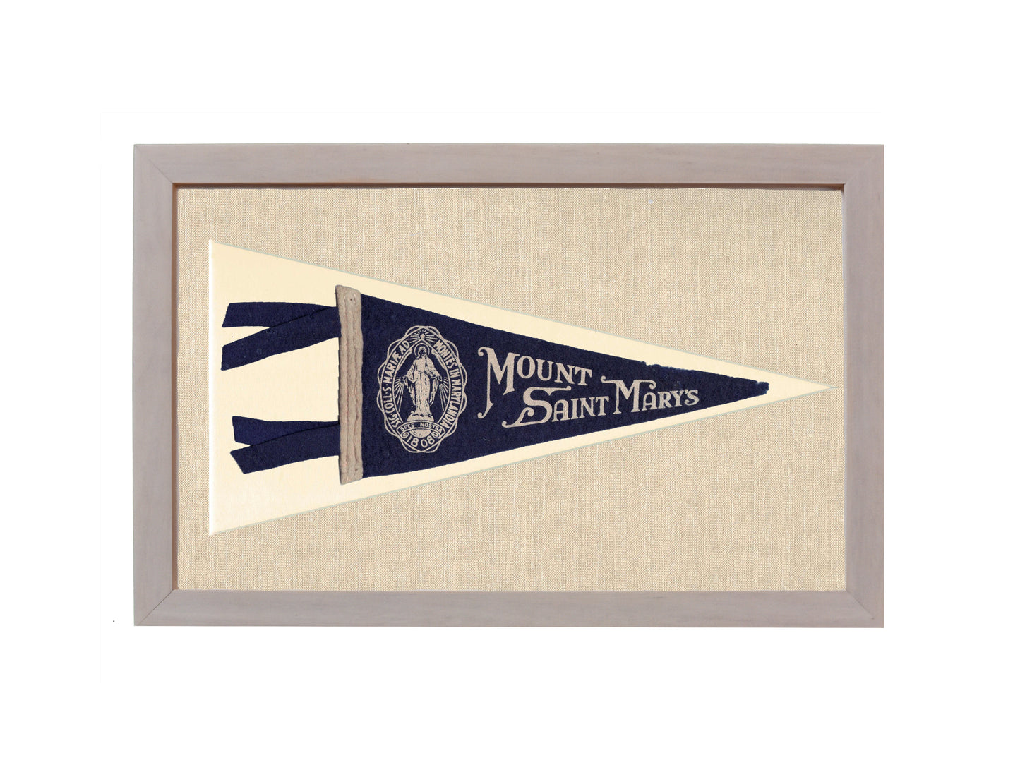 Vintage Mount Saint Mary’s College Pennant