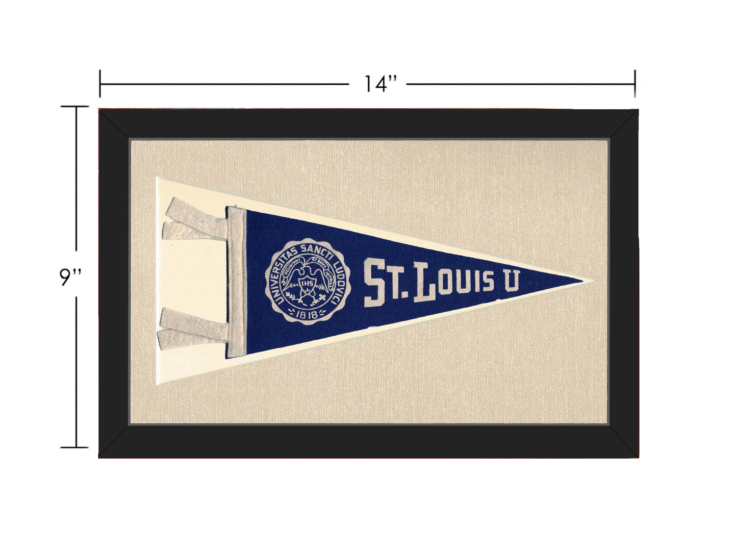 Vintage St. Louis University Pennant