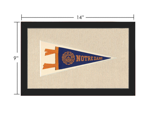 Vintage Notre Dame Pennant
