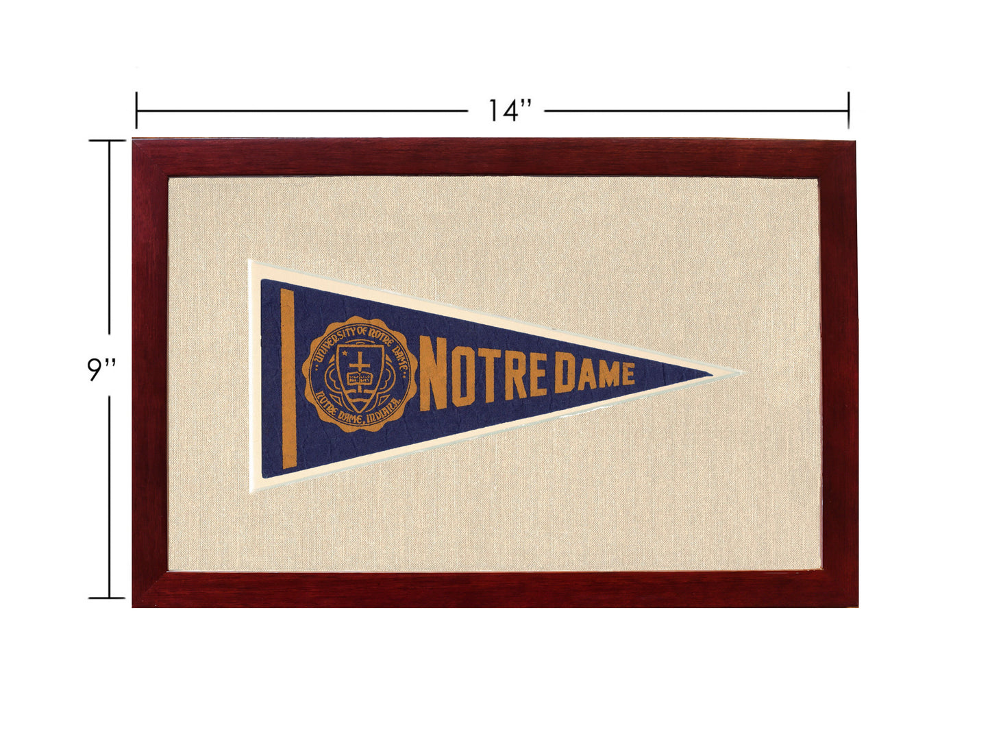 Vintage Notre Dame Pennant