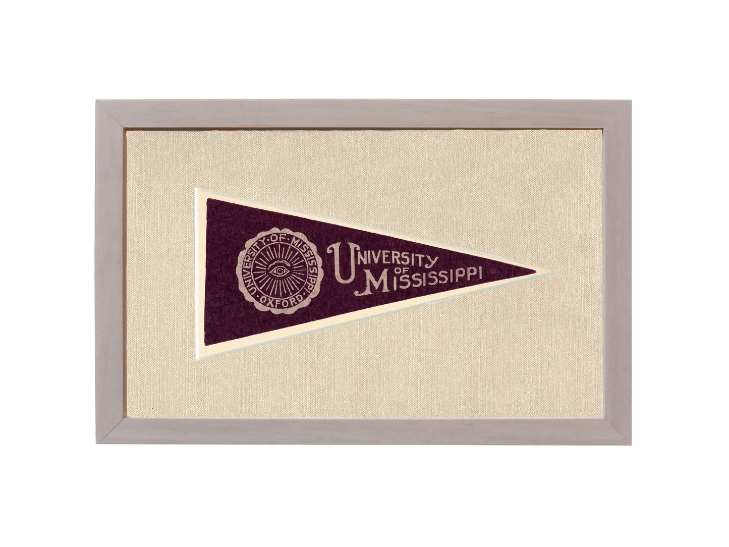 Vintage University of Mississippi Pennant