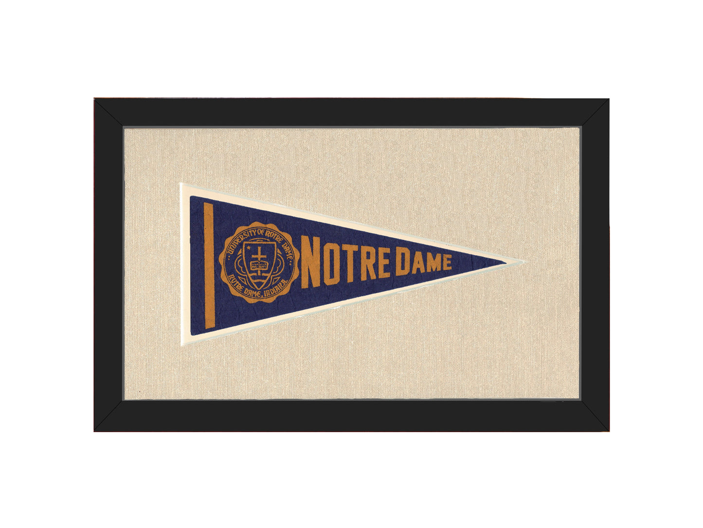 Vintage Notre Dame Pennant