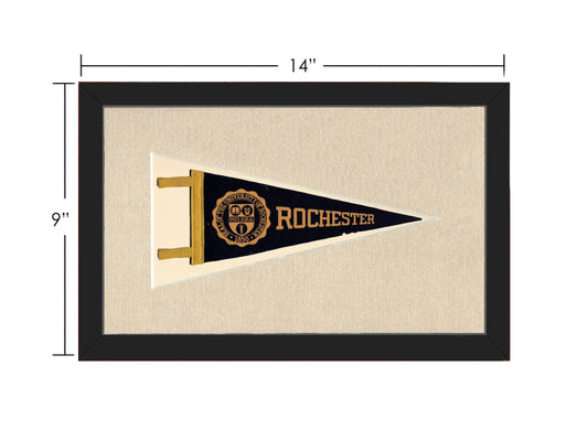 Vintage University of Rochester Pennant