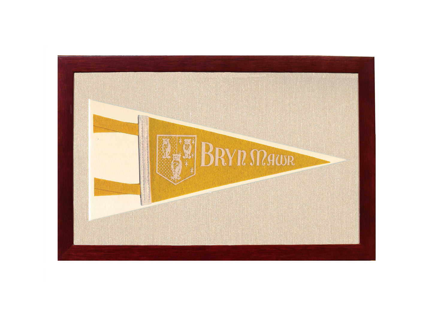 Vintage Bryn Mawr College Pennant