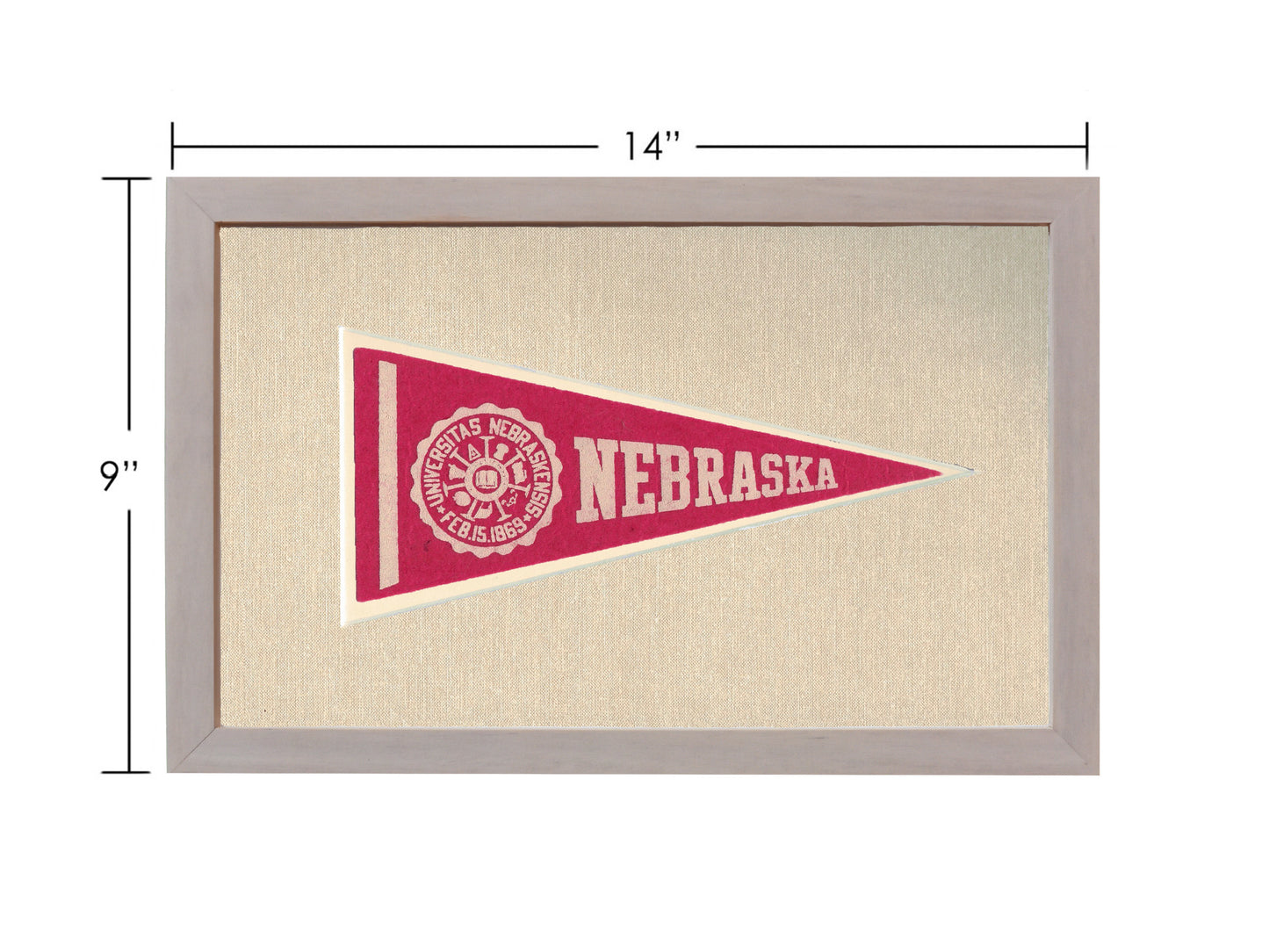 Vintage University of Nebraska Pennant
