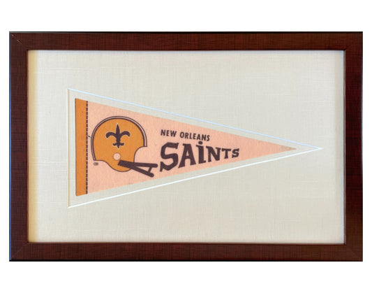 Vintage New Orleans Saints NFL Pennant