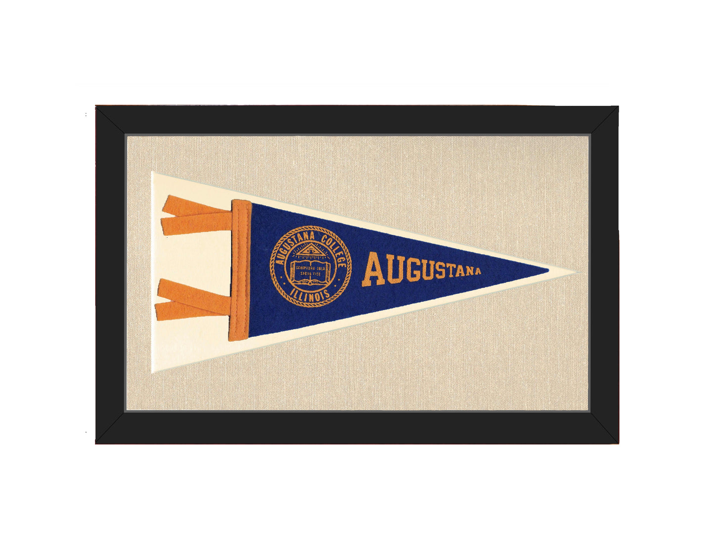 Vintage Augustana College Pennant