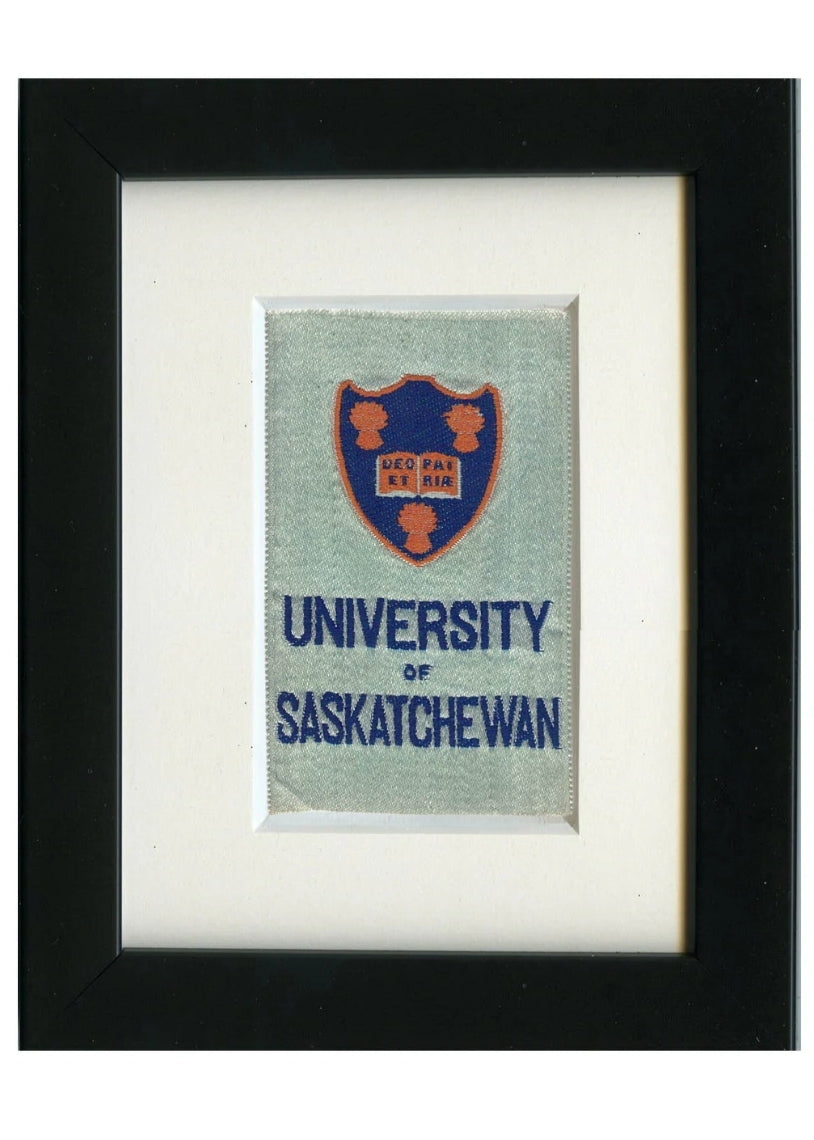 Vintage University of Saskatchewan Tobacco Silk circa 1910