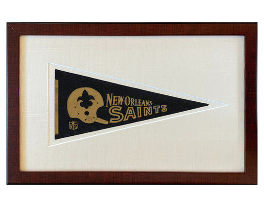 Vintage New Orleans Saints NFL Pennant