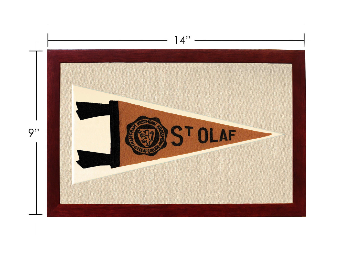 Vintage St. Olaf College Pennant