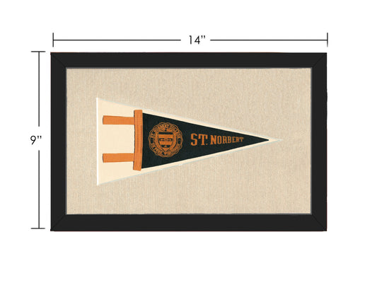 Vintage St Norbert College Pennant