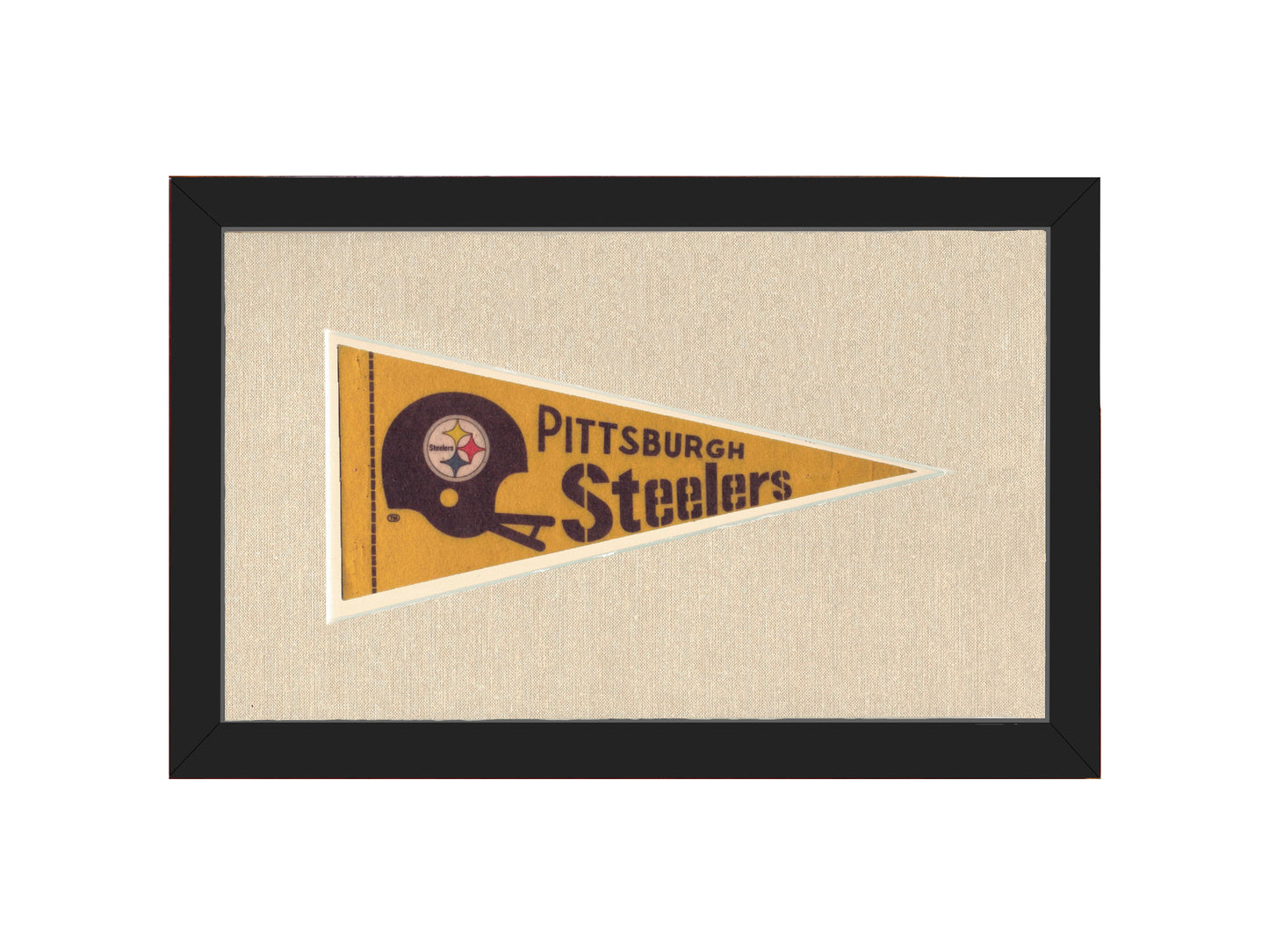 Vintage Pittsburgh Steelers Pennant