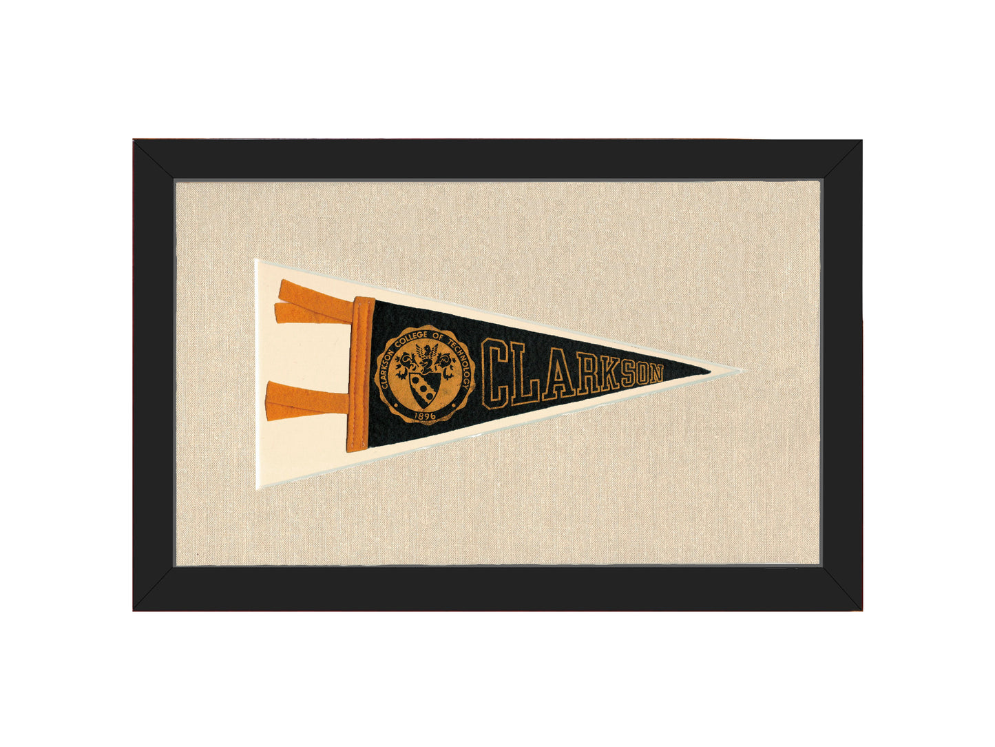 Vintage Clarkson College Pennant