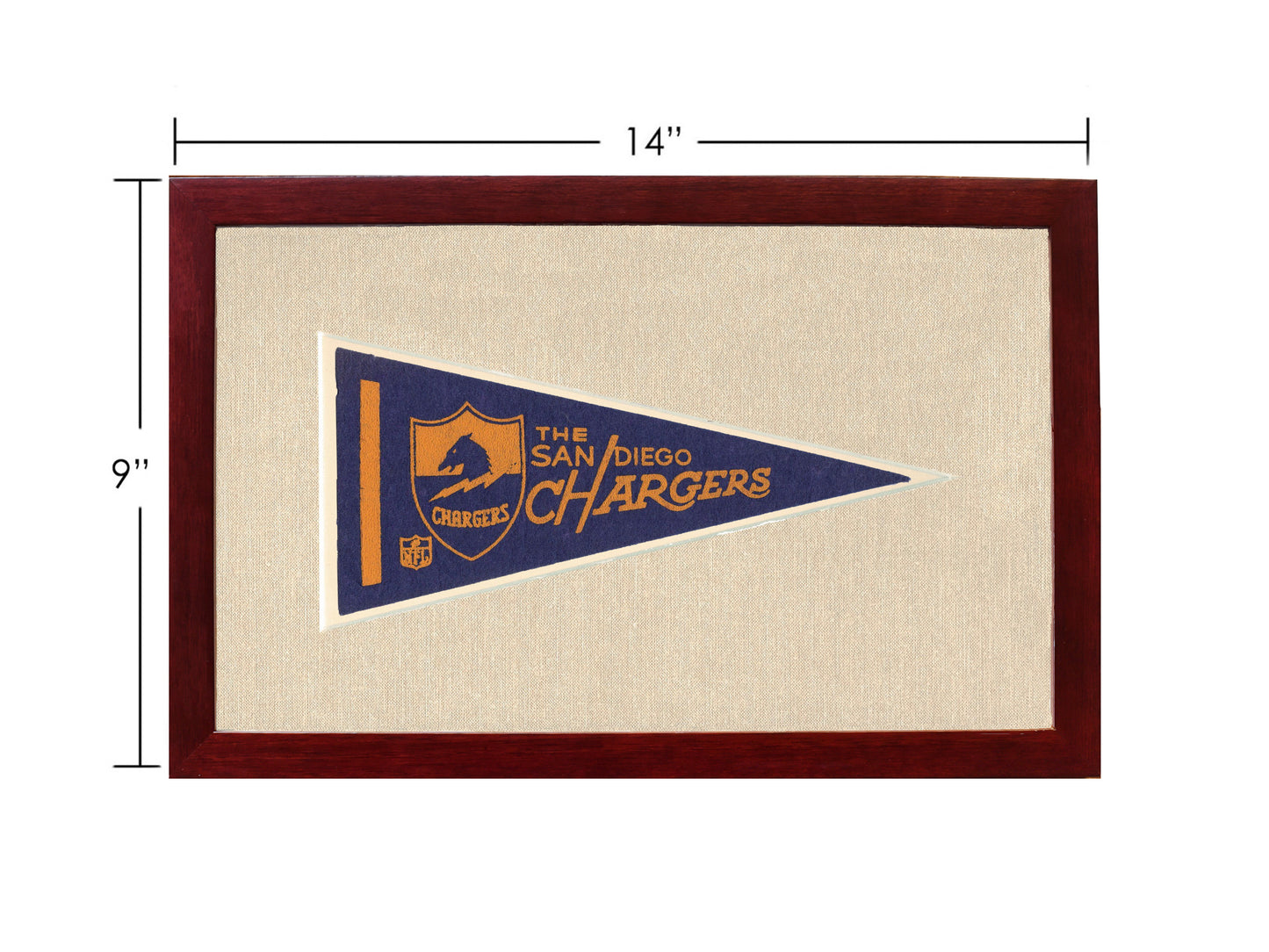 Vintage San Diego Chargers Pennant
