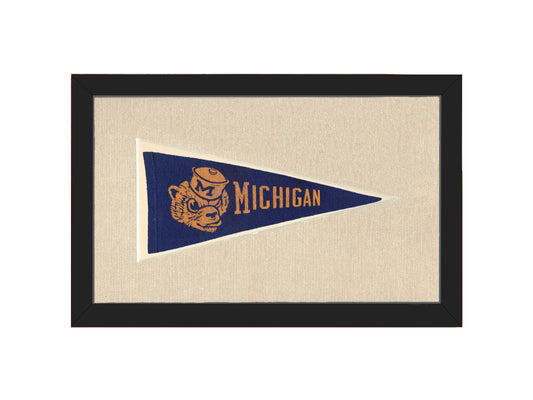 Vintage Michigan Pennant