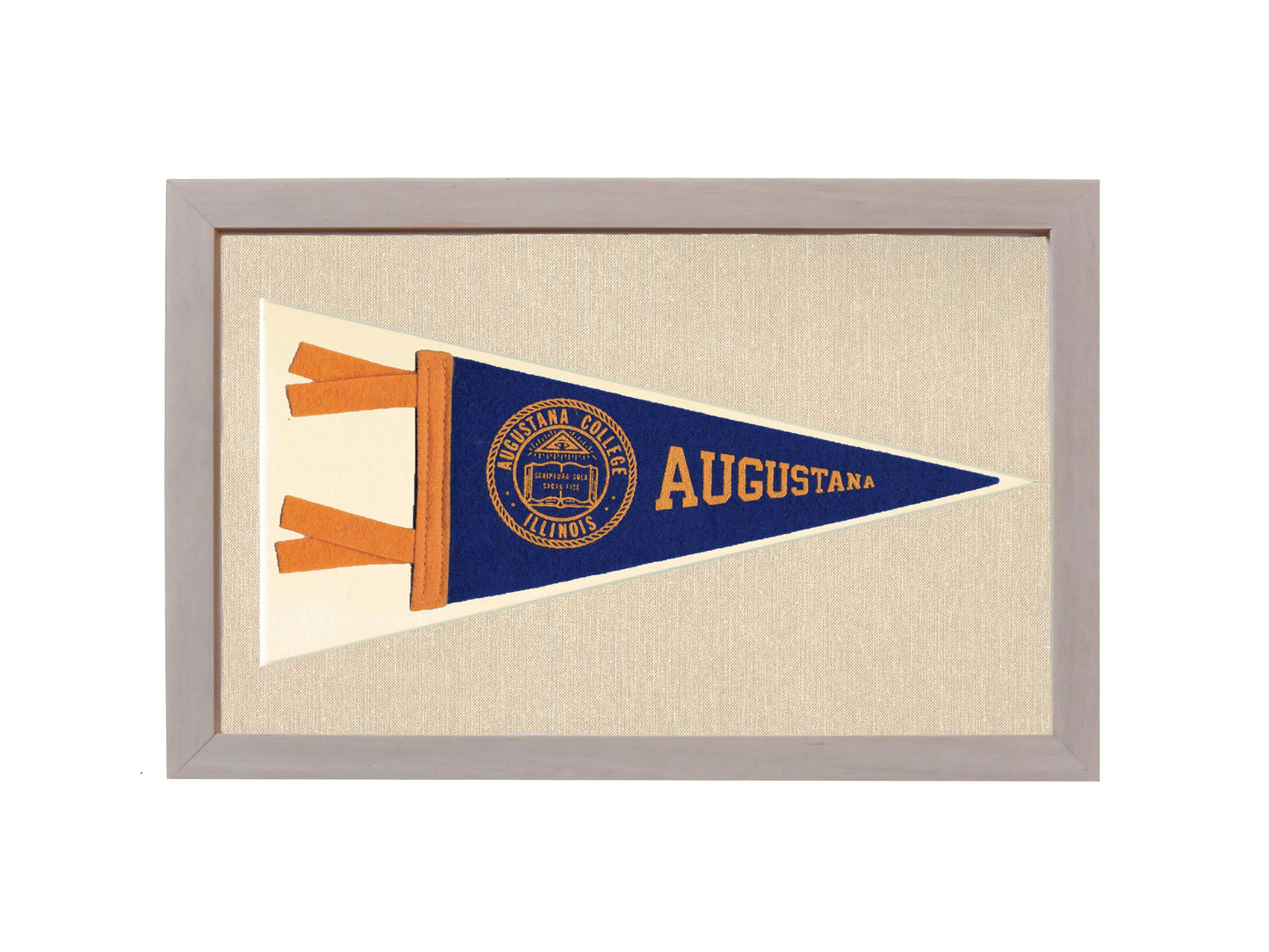 Vintage Augustana College Pennant