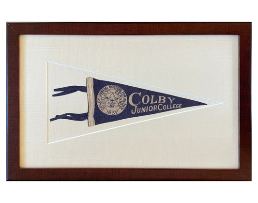 Vintage Colby Junior College (Colby-Sawyer College) Pennant