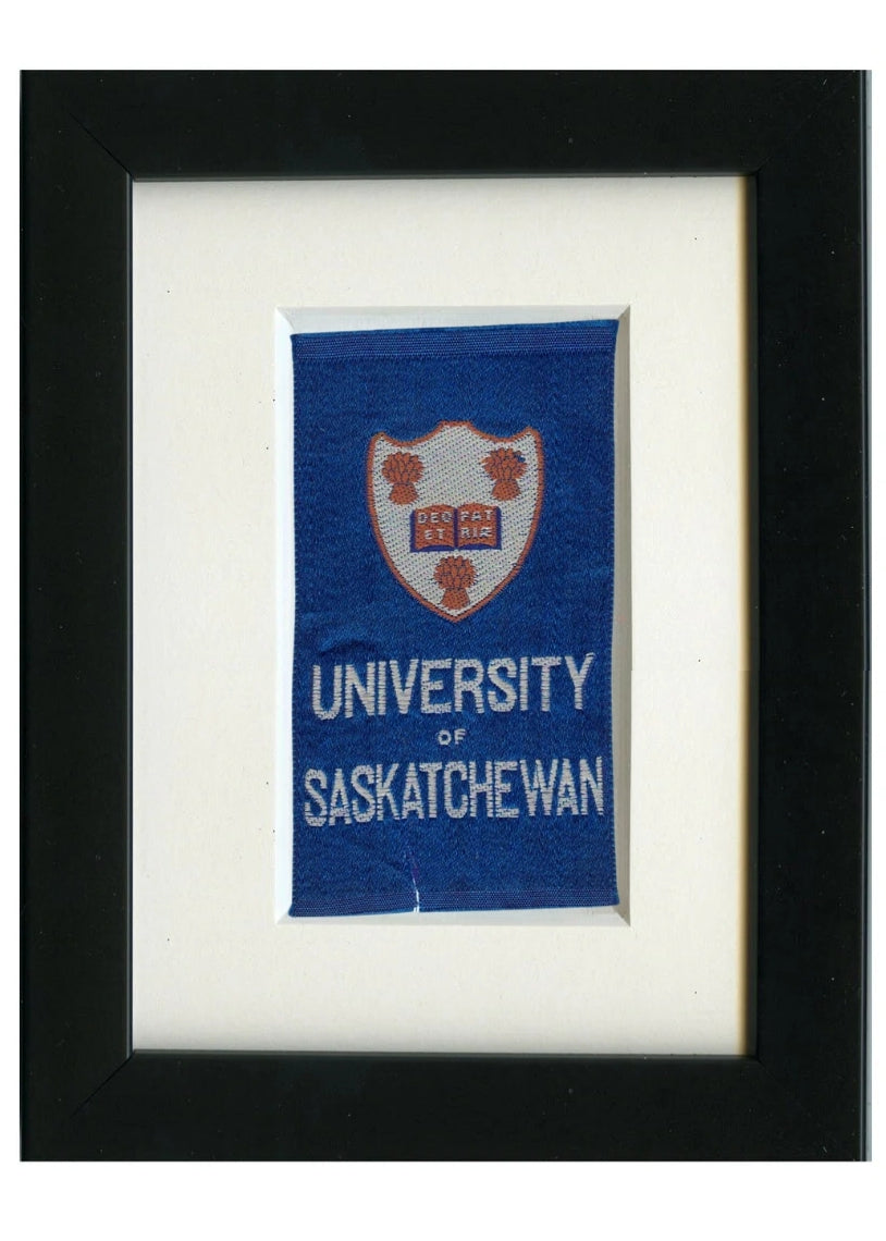 Vintage University of Saskatchewan Tobacco Silk circa 1910