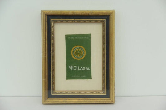 Vintage Michigan State University Tobacco Silk circa 1910