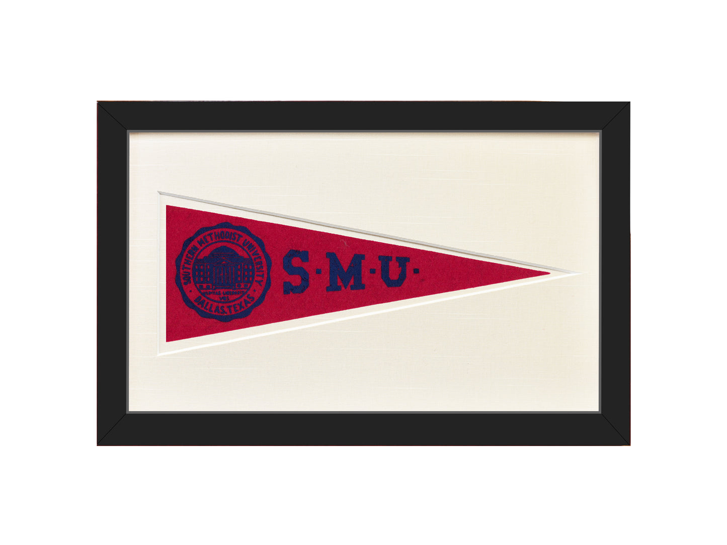 Vintage Southern Methodist University Hormel Pennant
