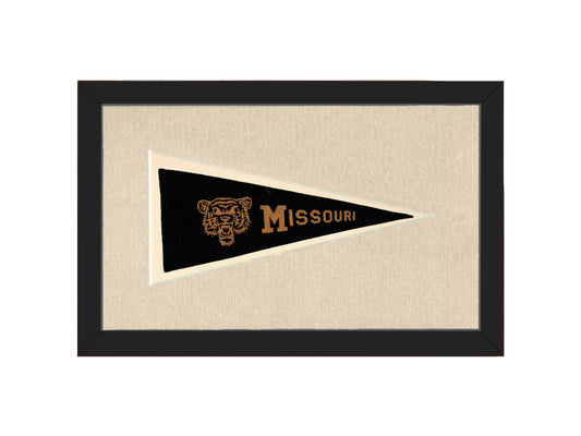 Vintage University of Missouri Pennant