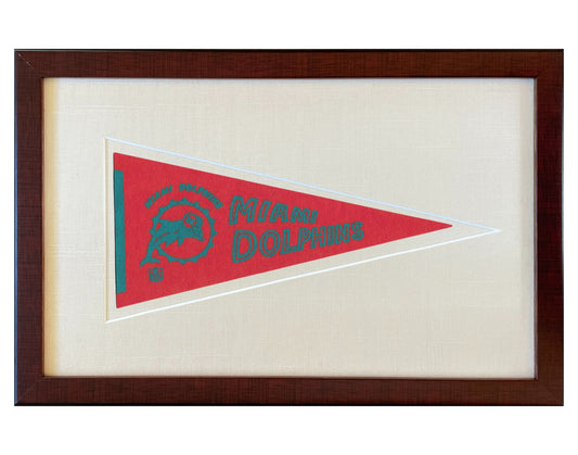 Vintage Miami Dolphins NFL Pennant