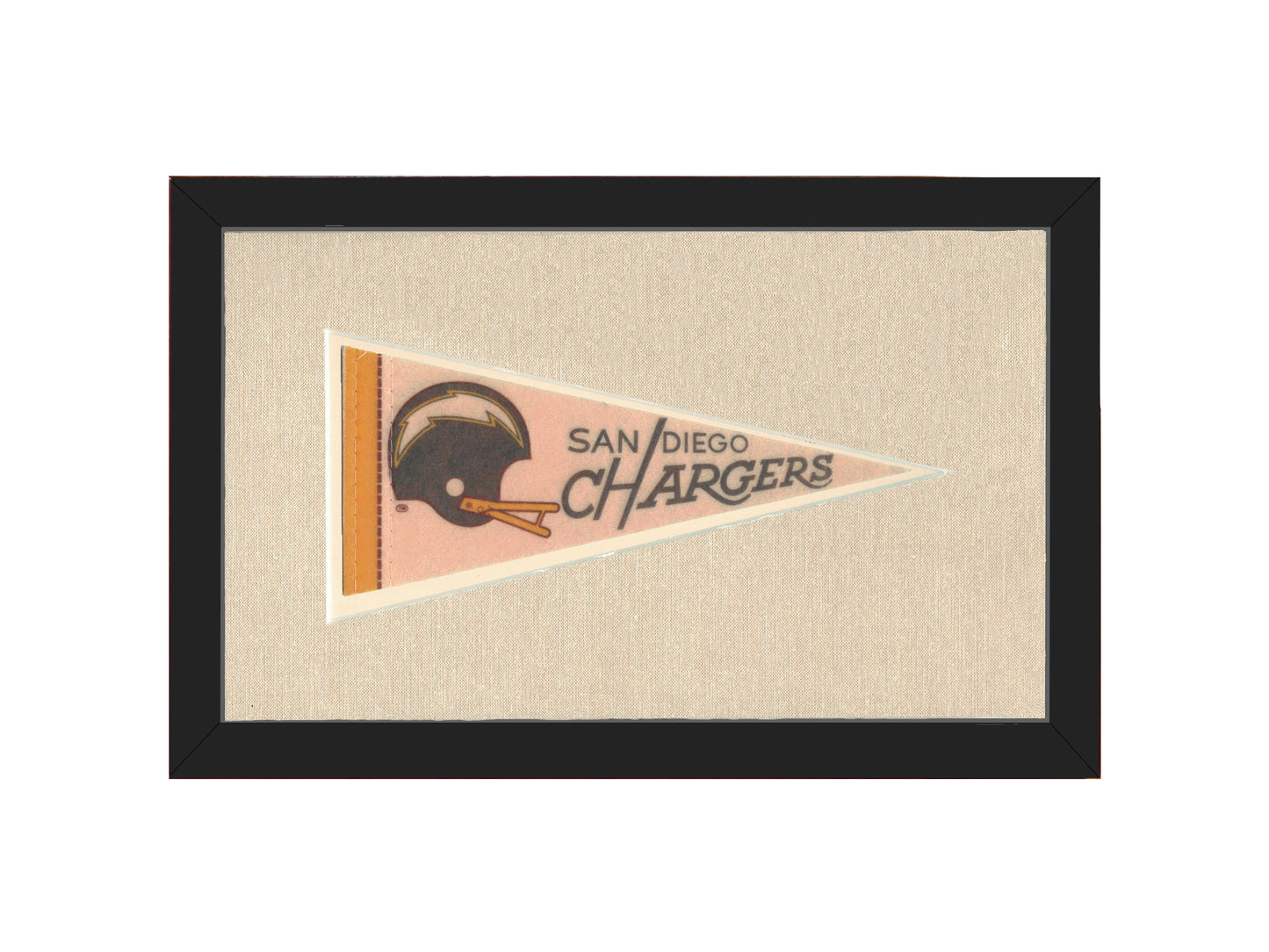 Vintage San Diego Chargers Pennant