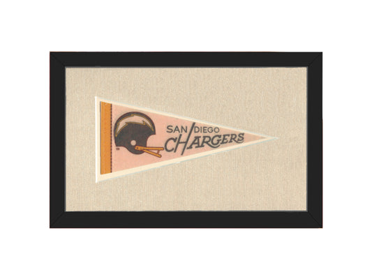 Vintage San Diego Chargers Pennant